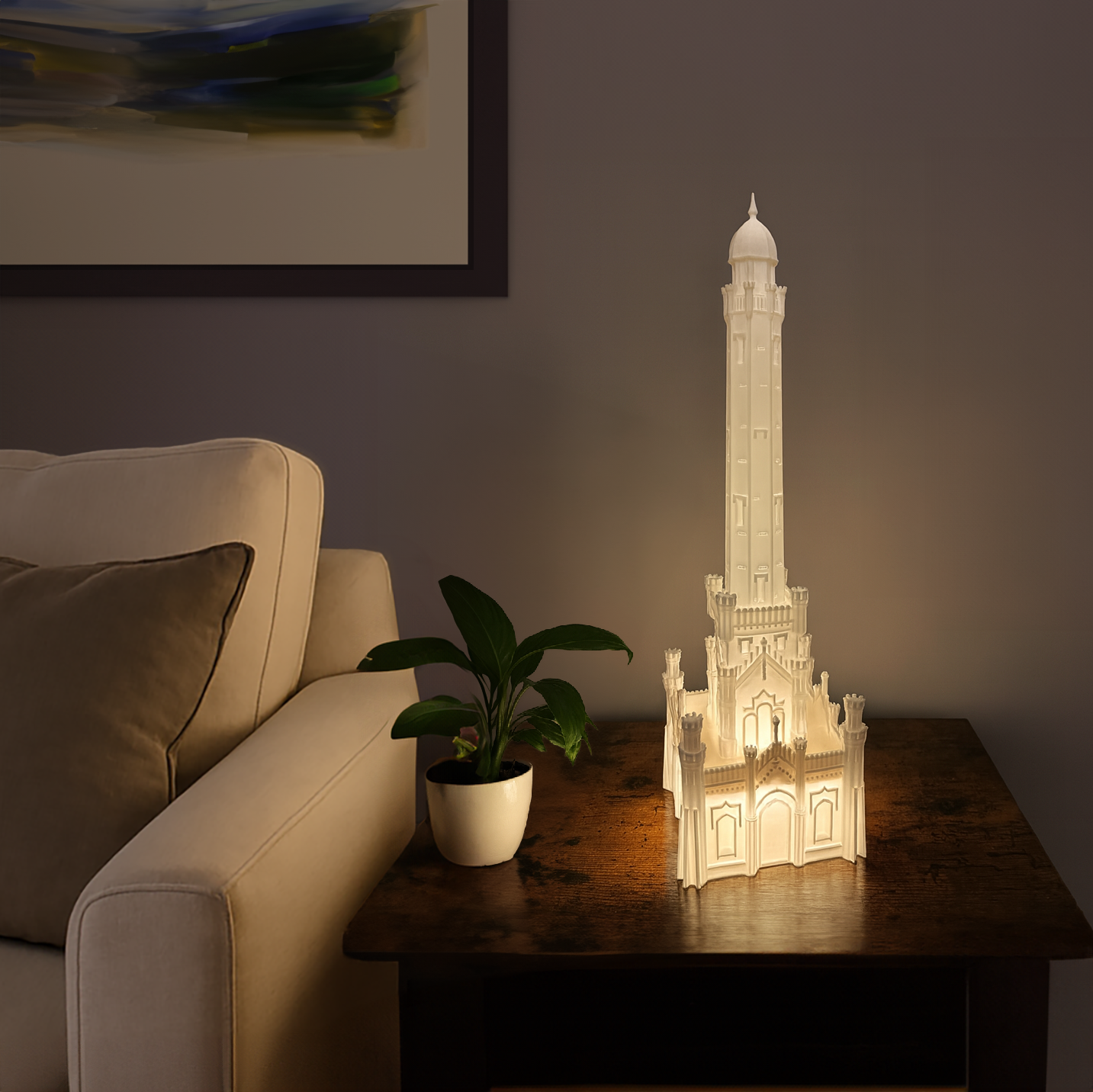 Chicago Water Tower Lamp