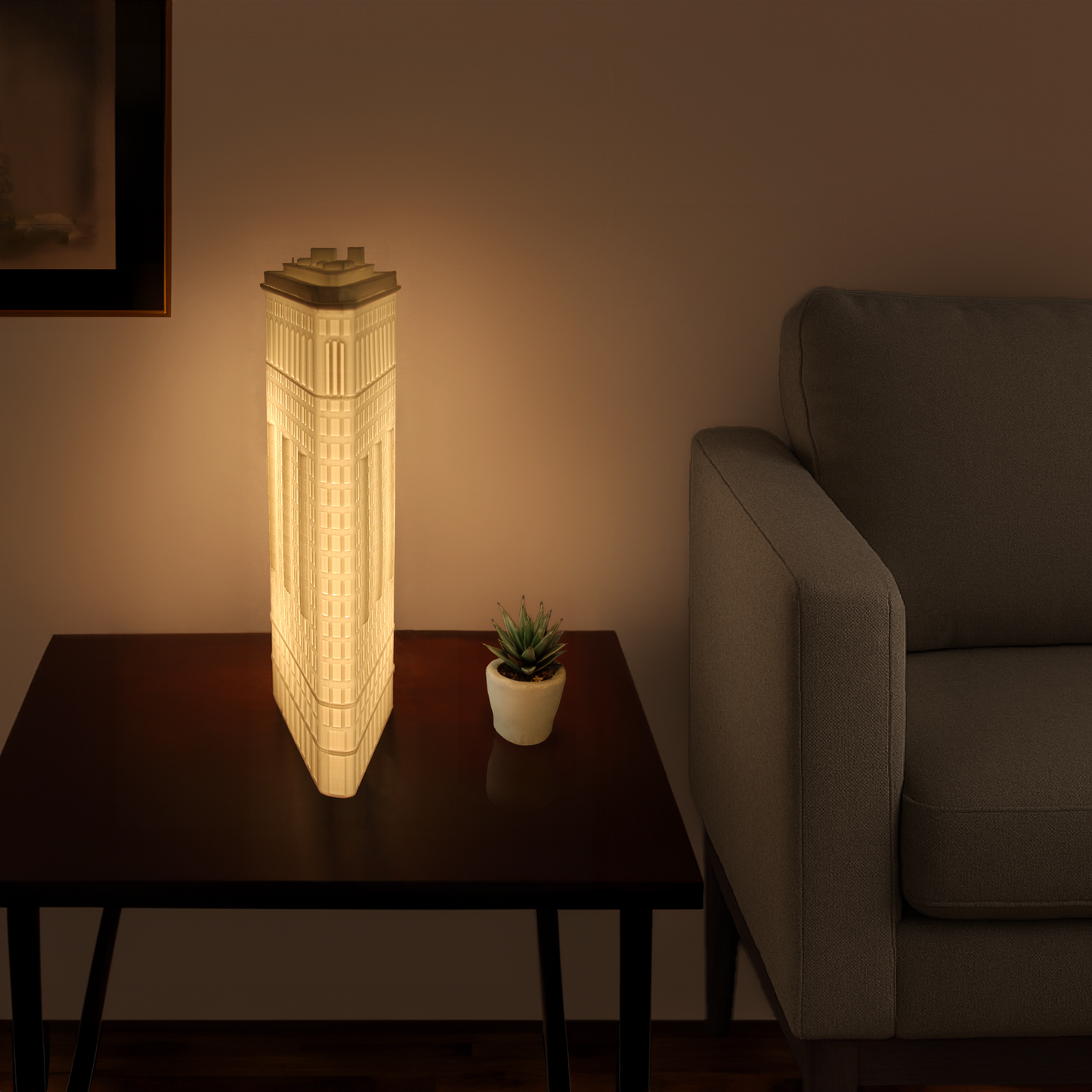 Flatiron Building Lamp