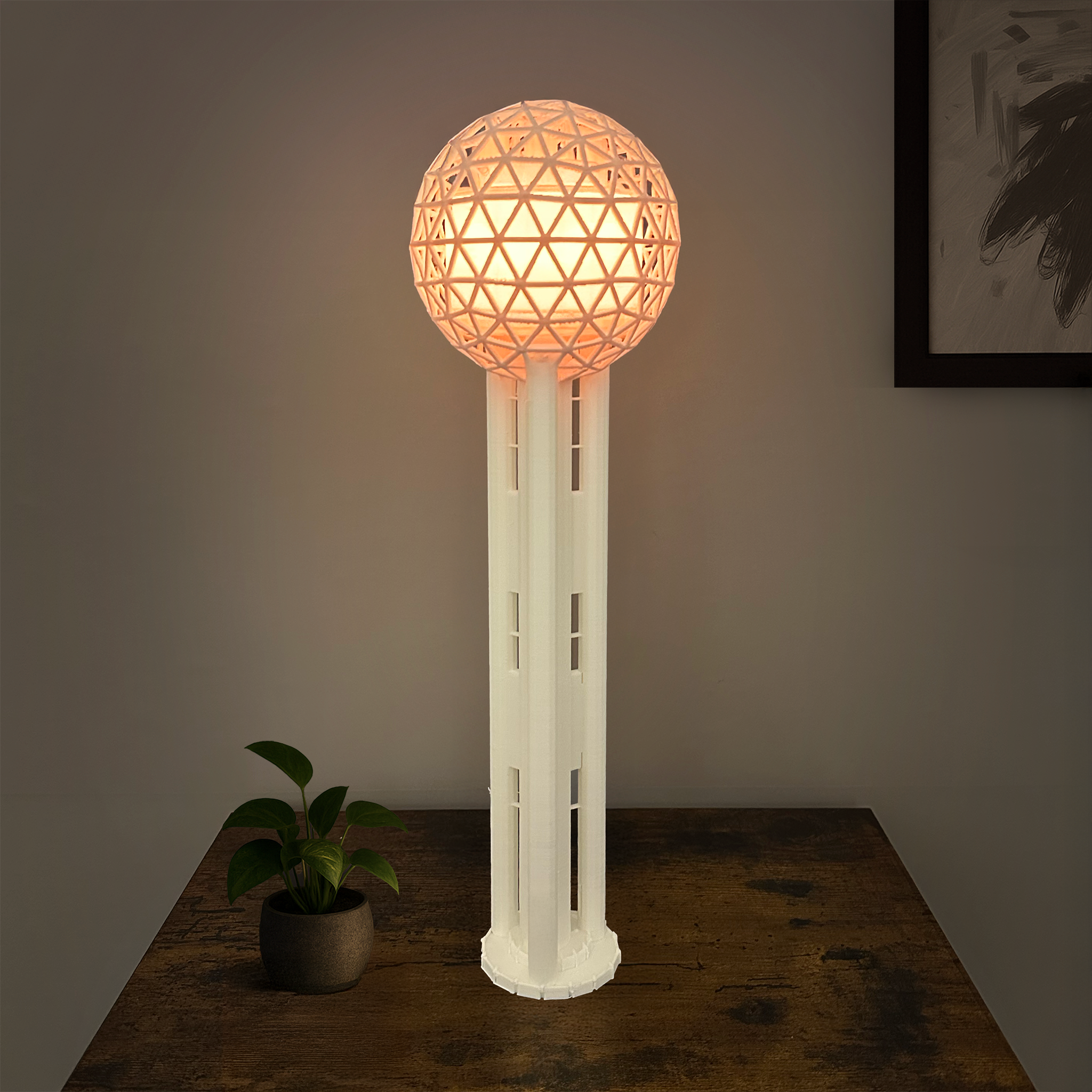 Daum オブジェ Reunion Tower Lamp – ZedPrints