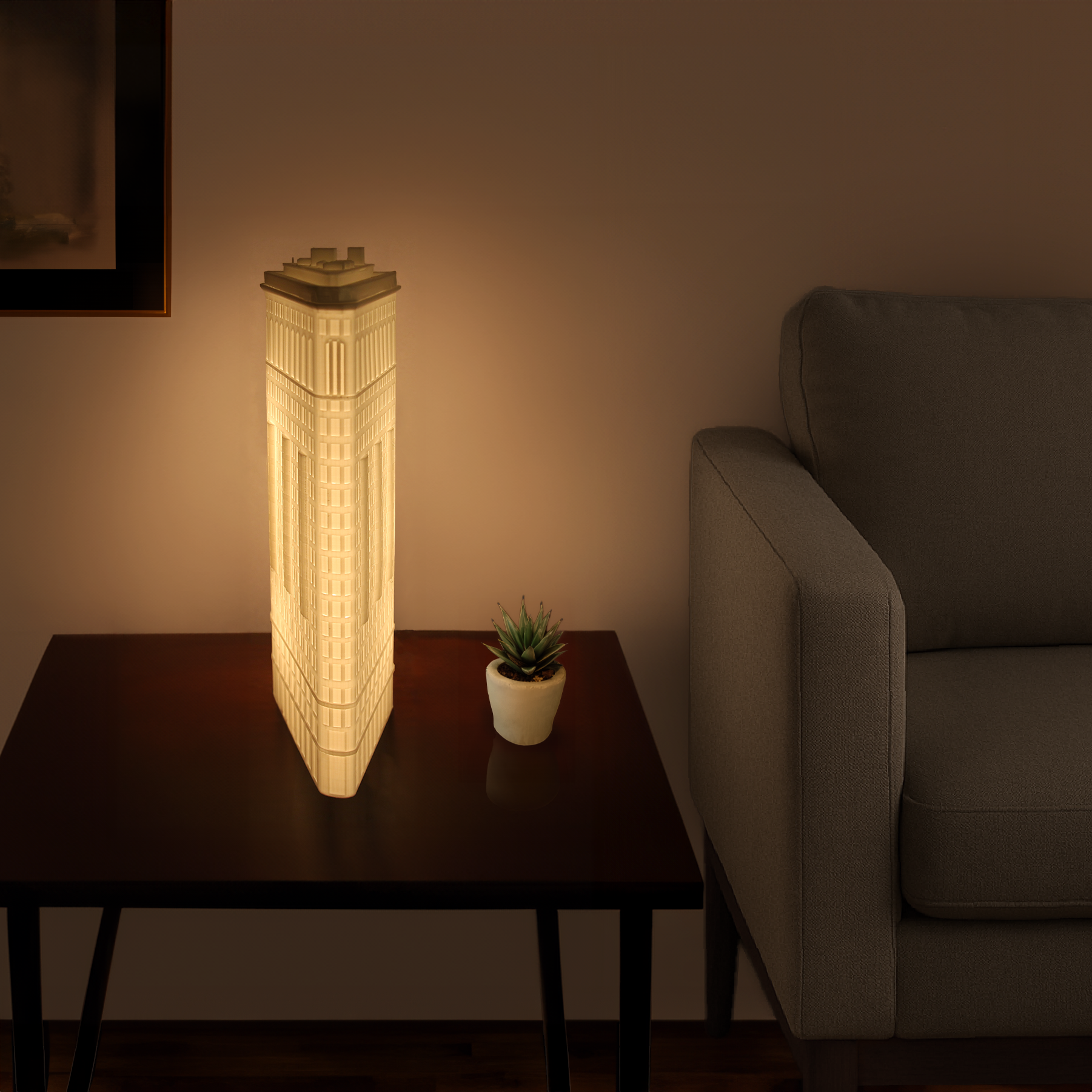 Flatiron Building Lamp