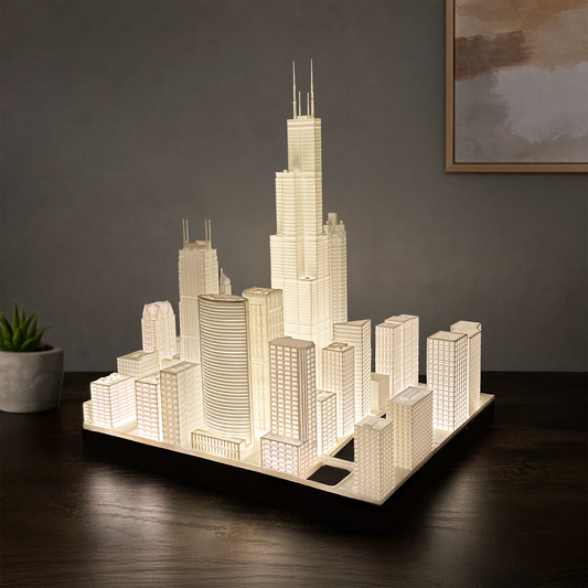 Chicago Skyline Lamp